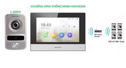 Bộ chuông hình HIKVISION Kết nối SmartPhone-Độ phân giải 1.3MPx